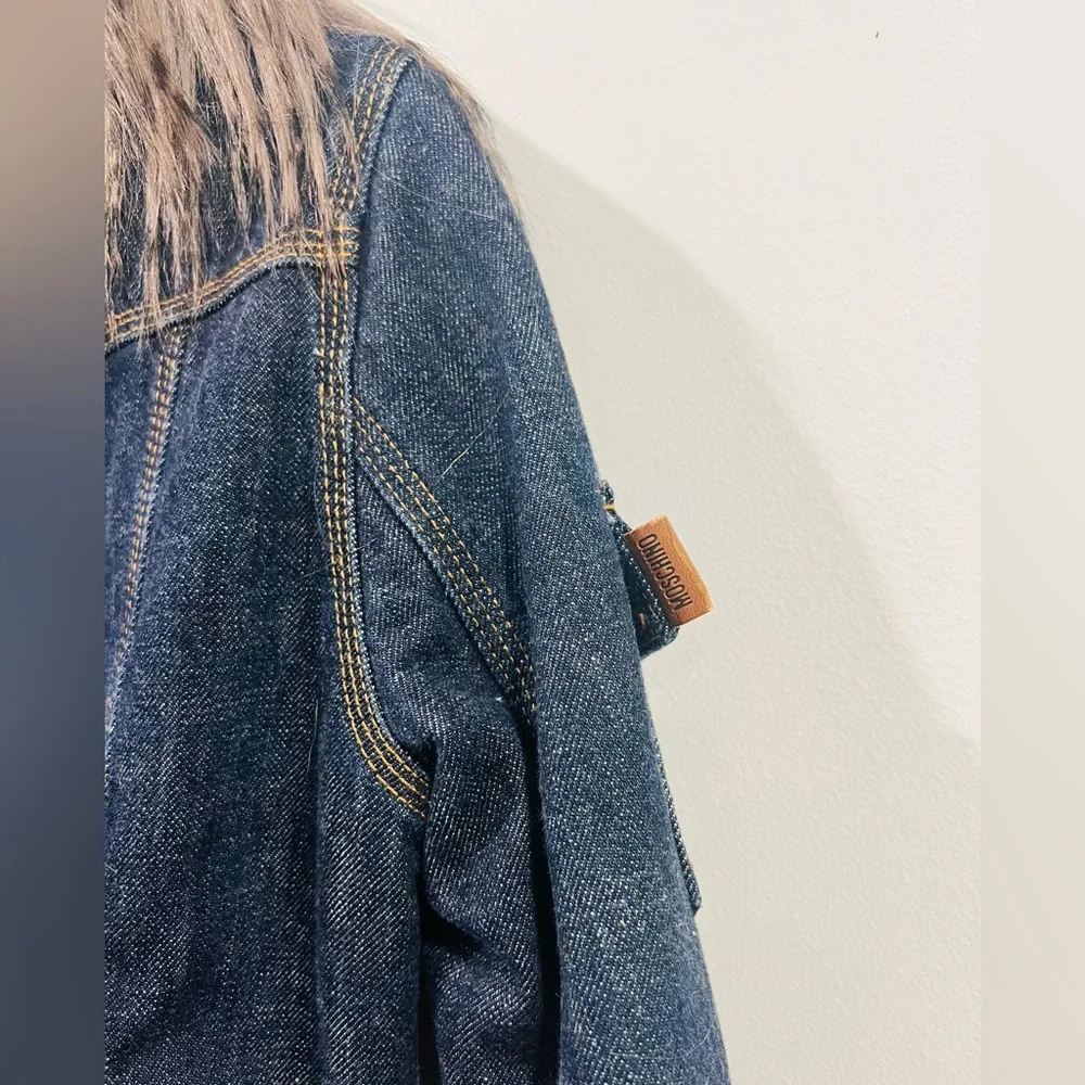 MOSCHINO**Fur Collar Denim Jean Jacket**US 6 $1450 - Picture 7 of 10